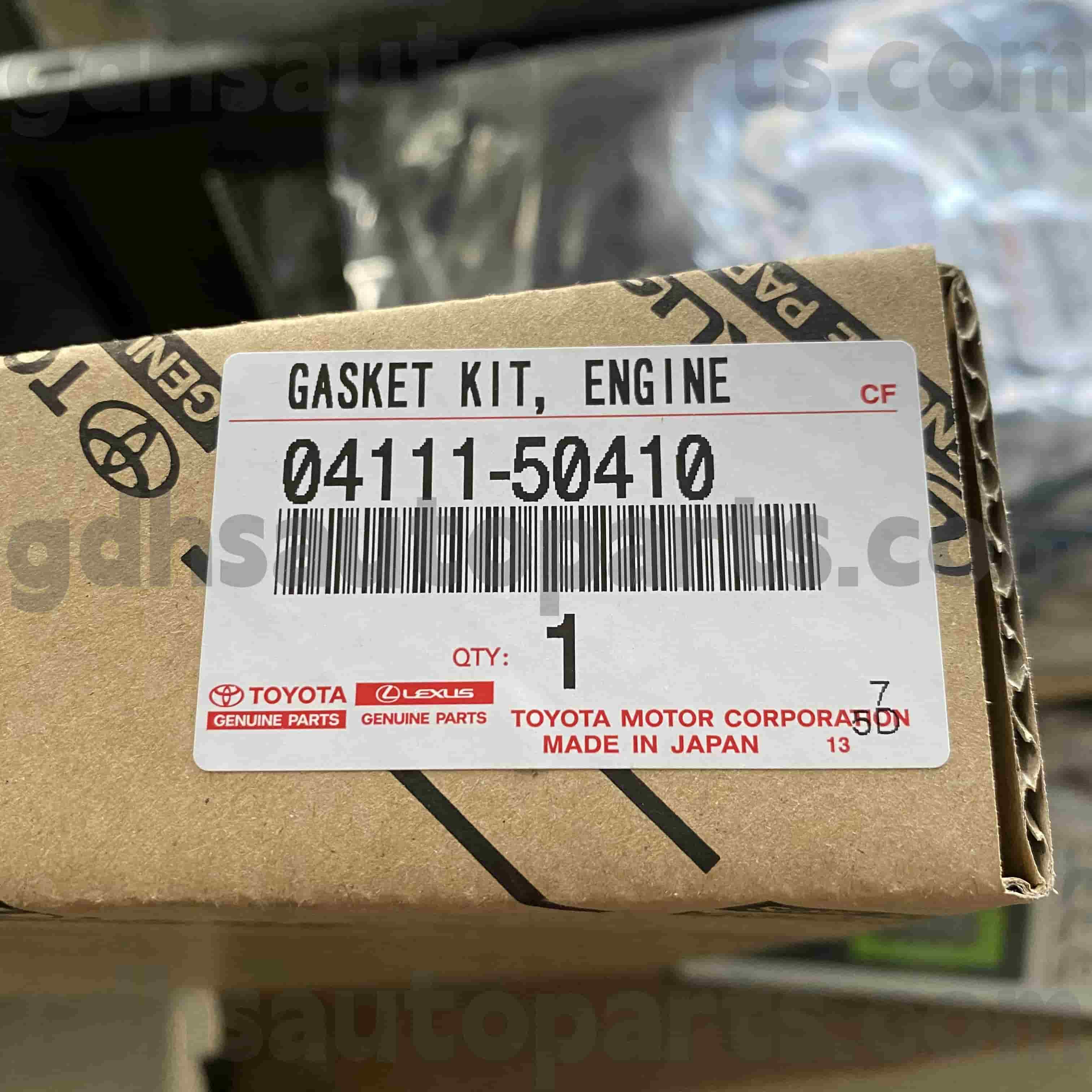 04111-50410 Trealamh Athchóirithe Inneall Fíor-Pháirteanna Toyota le haghaidh Cruiser Talún