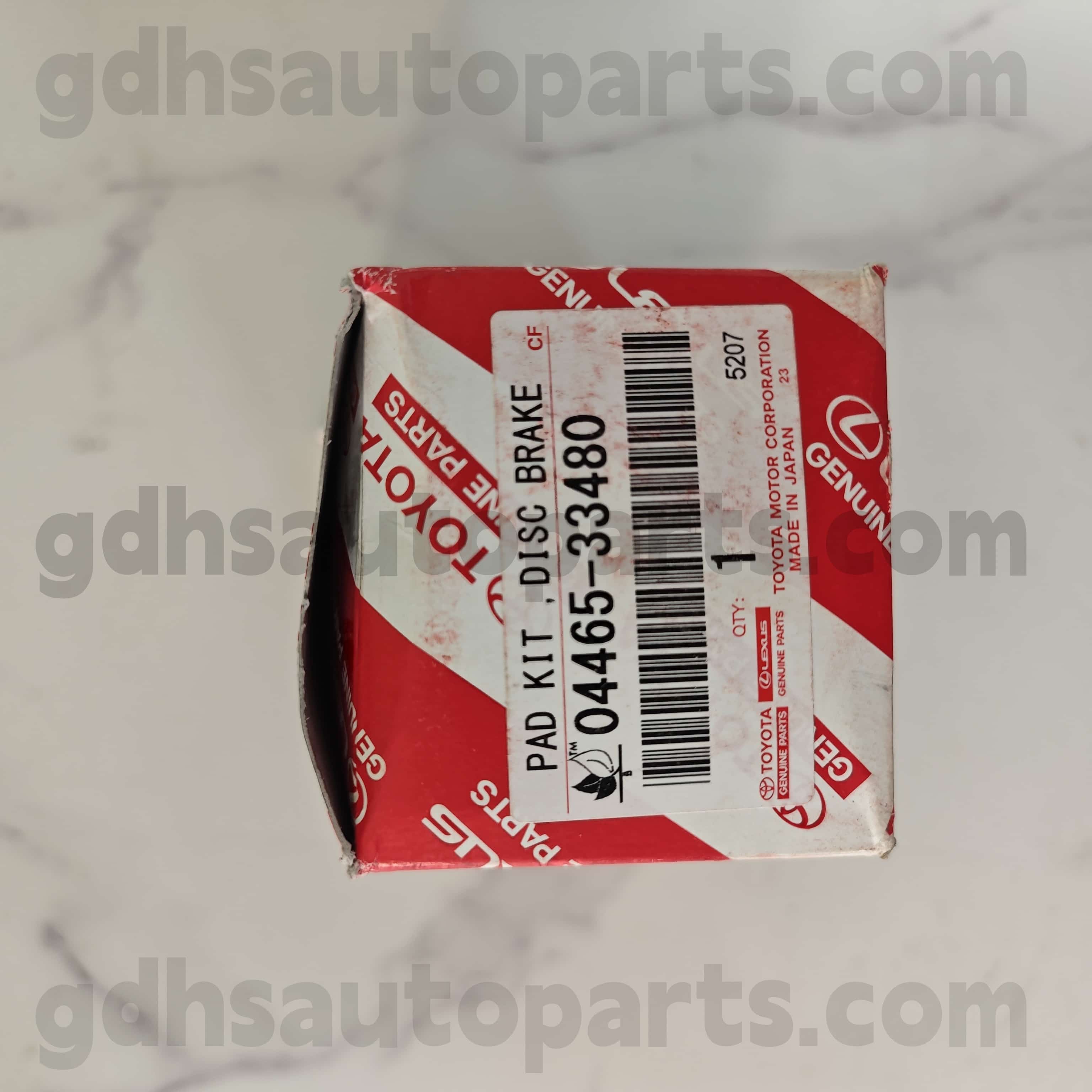 04465-33480 Toyota Páirteanna Fíor-Chodanna Pads Coscáin Tosaigh le haghaidh Venza 、 Lexus UX300E 、 Harrier 、 Noah/Voxy 、 Lexus ES350/300H Fonnadh Uimh. Axvh70