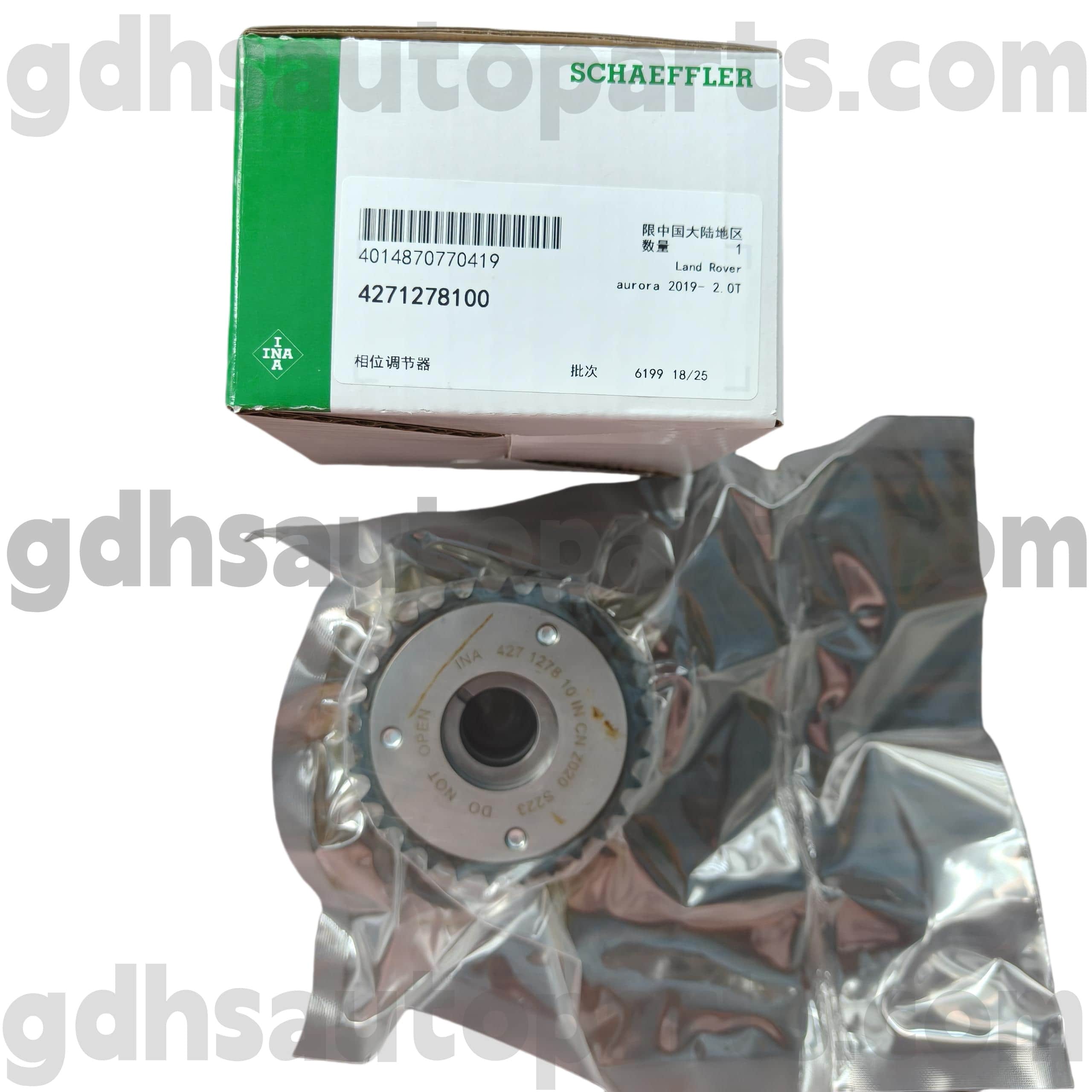 4271278100 Schaeffler Ina Camshaft Sprocket le haghaidh Range Rover Velar, Land Rover Discovery 4, Range Rover, Range Rover Sport OE uimh. LR142279