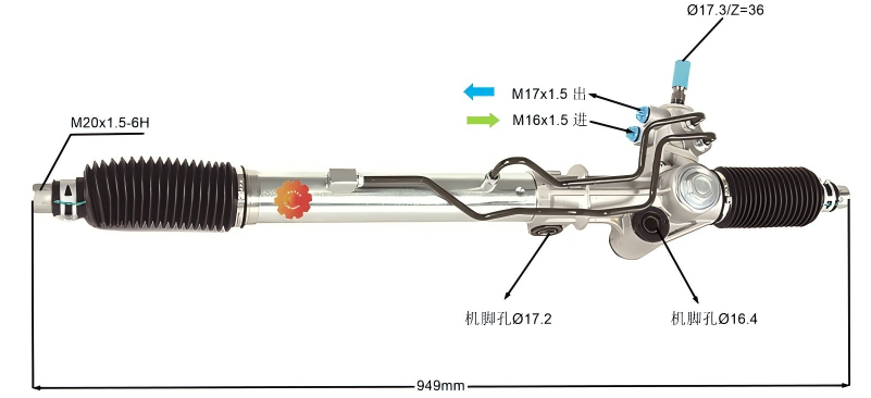 44250-60012 Fearas Stiúrtha Feithicleach