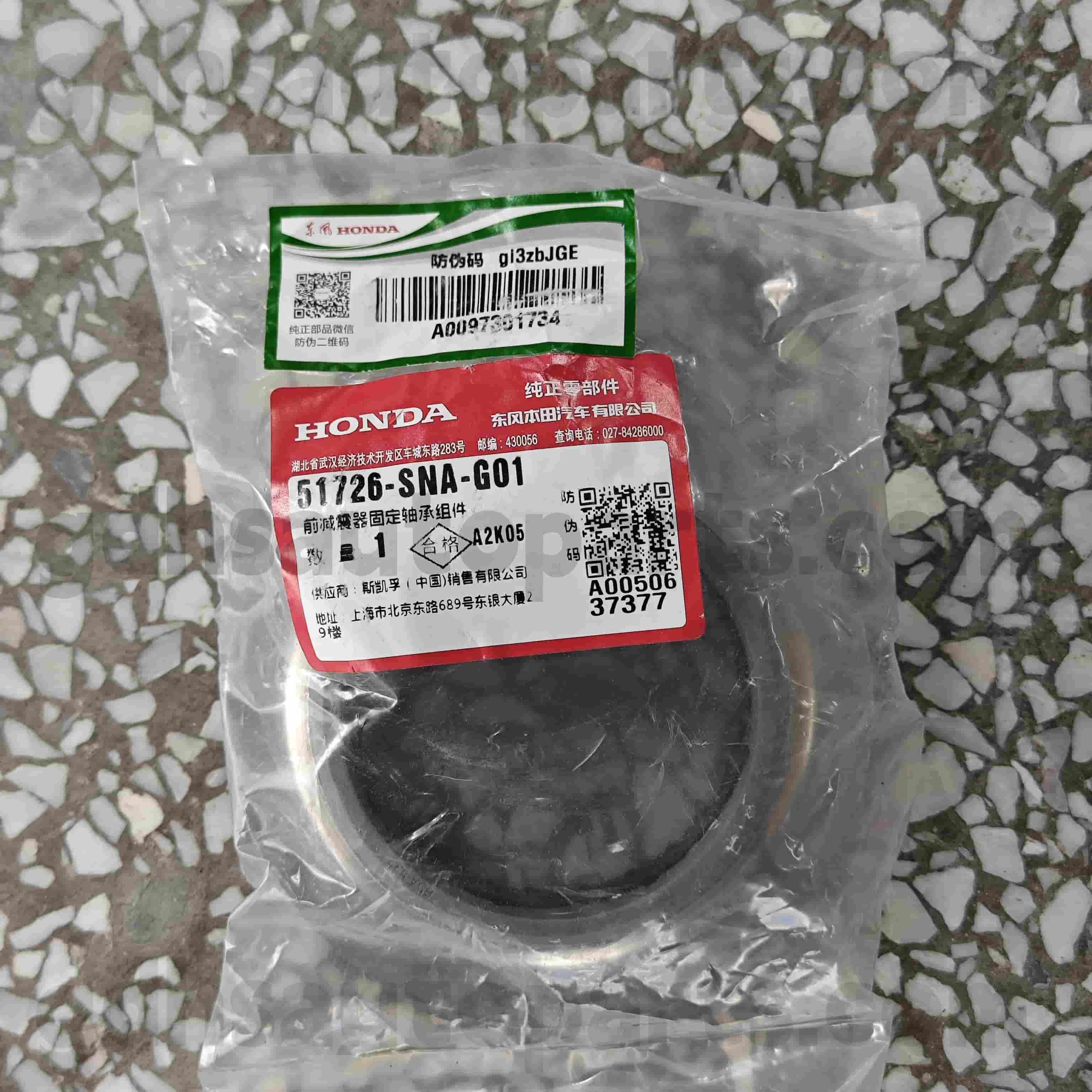 51726-SNA-G01 Honda Páirteanna Fíor-Absorber Absorber Bearing do Ciimo, Cathartha, Hibrid Chathartha Cathartha