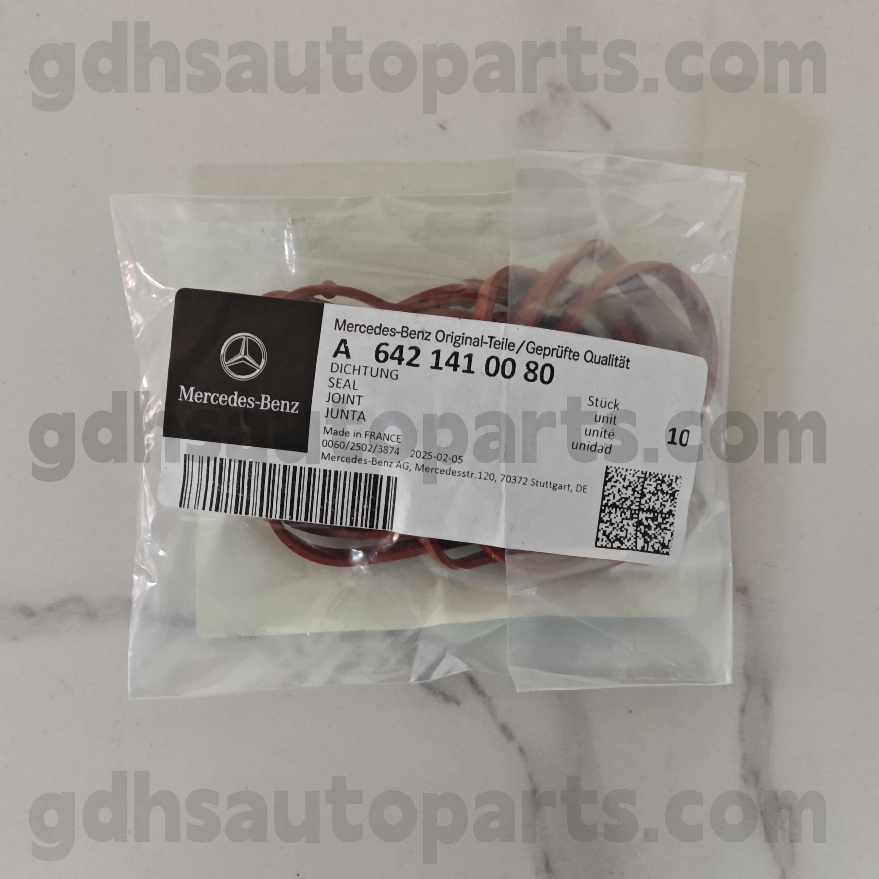 A 642 14100 80 Mercedes-Benz Páirteanna Fíor-O-Ring do 642855 OM642, 642890 OM642 ，642820 642 ，642868 OM642 ，642887 OM642